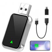 ElecPod Wireless Carplay Adapter Converts Wired Car Play to Wireless, Plug and Play for Cars from 2016 and phones running iOS 12+